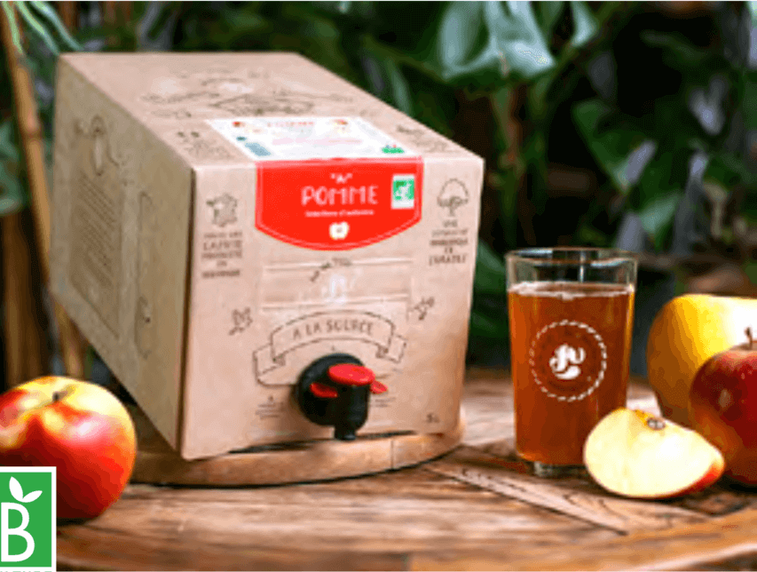 Box de jus de fruits pommes BIO